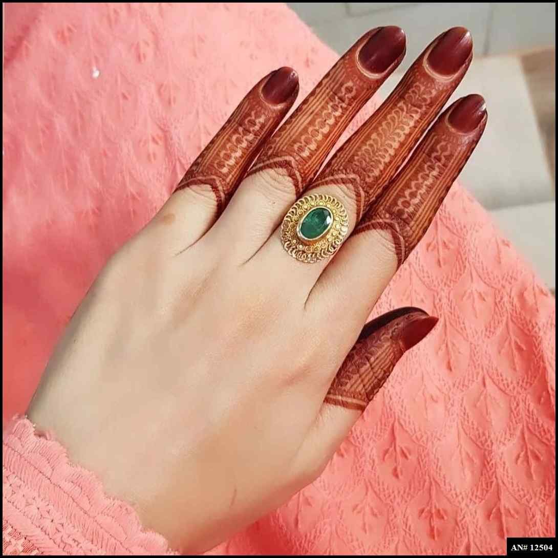 Royal Finger Mehndi Design [AN 12504]