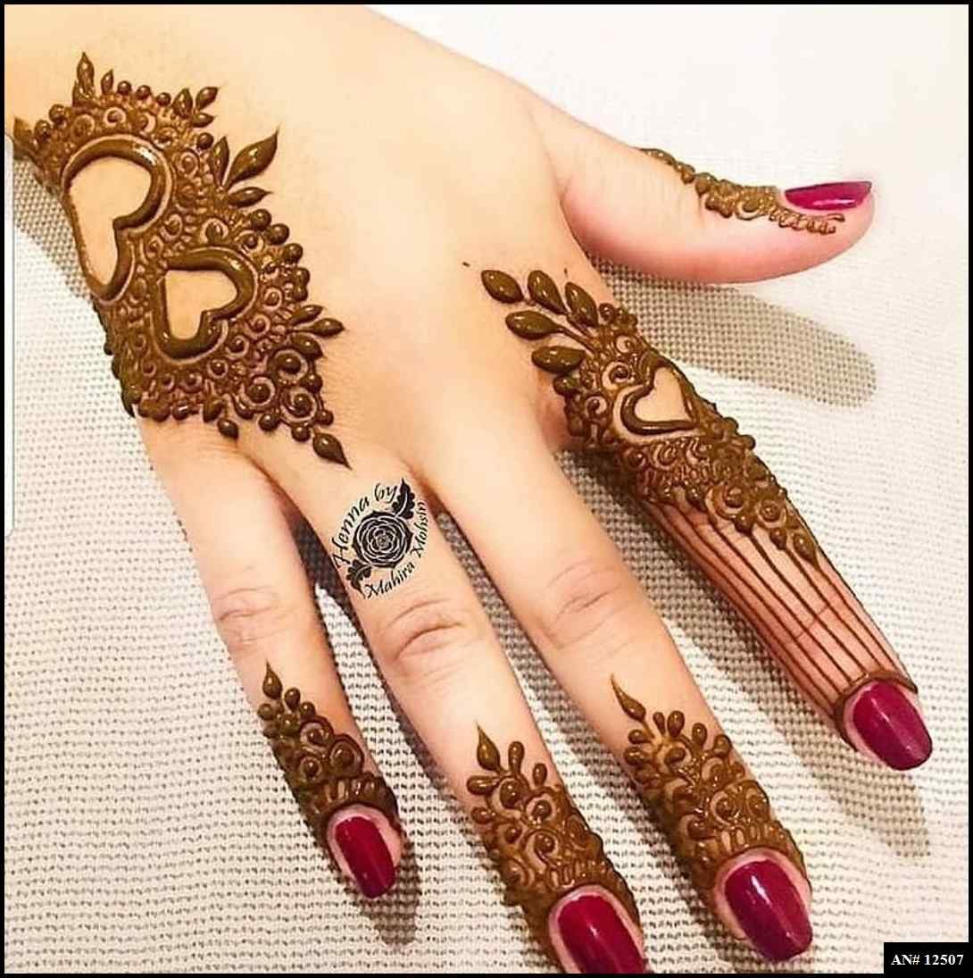 Royal Finger Mehndi Design AN 12507