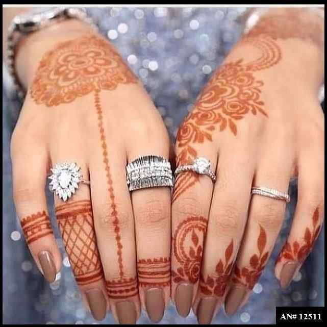 Royal Finger Mehndi Design AN 12511