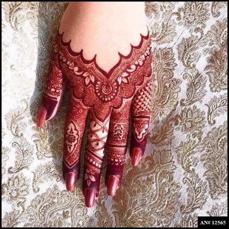 Royal Finger Mehndi Design AN 12565