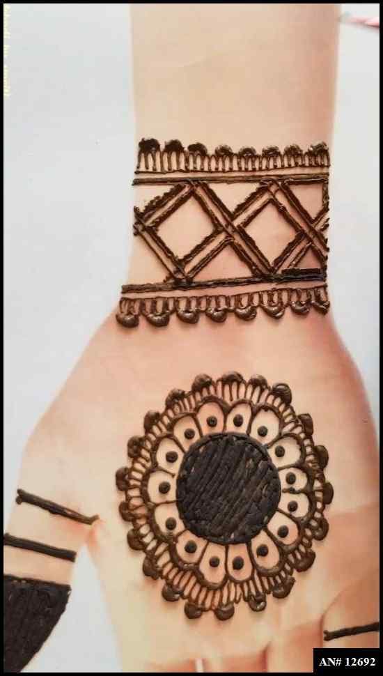 Royal Finger Mehndi Design AN 12692